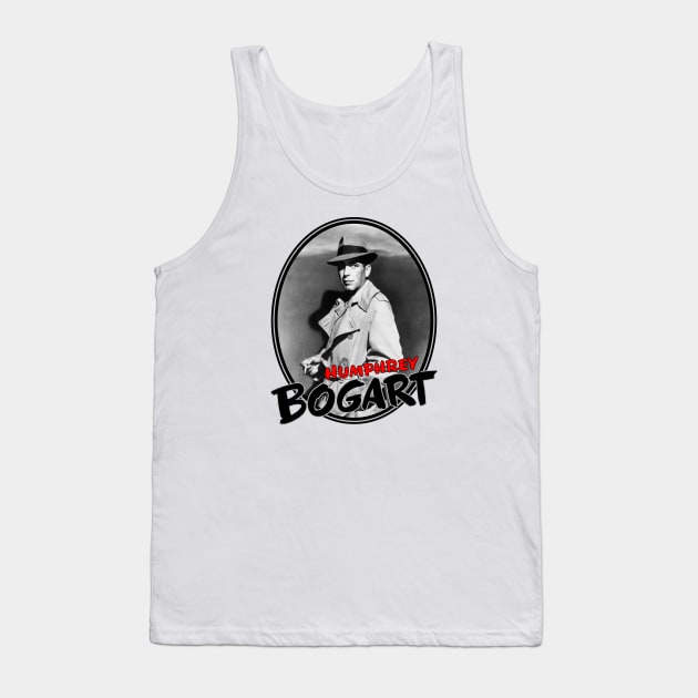 Humphrey Bogart: Smoking Sam Spade Tank Top by Noir-N-More